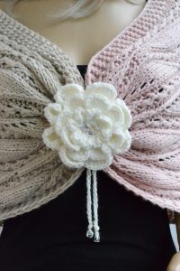Etola - poncho - narzutka ombre