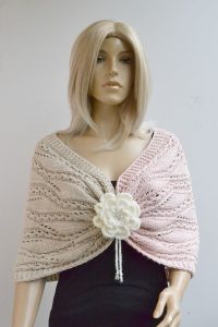 Etola - poncho - narzutka ombre