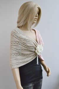 Etola - poncho - narzutka ombre