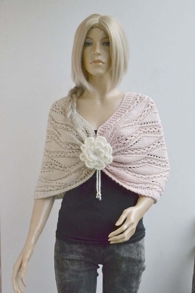 Etola - poncho - narzutka ombre