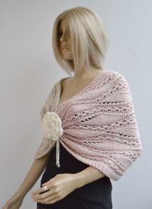 Etola - poncho - narzutka ombre