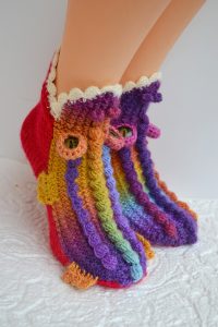 Tęczowe krokodyle rozmiar 37/38