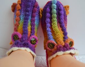 Tęczowe krokodyle rozmiar 37/38