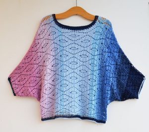 Kimonowa bluzka ombre