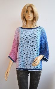 Kimonowa bluzka ombre