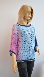Kimonowa bluzka ombre