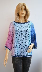 Kimonowa bluzka ombre