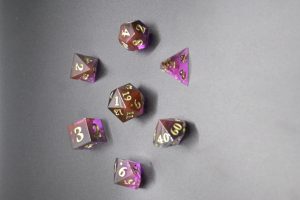 Komplet Kości do gier rpg "Terror Pustki"