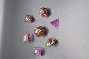 Komplet Kości do gier rpg "Terror Pustki"